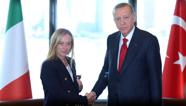 Cumhurbaşkanı Erdoğan İtalya Başbakanı Meloni ile görüşme gerçekleştirdi